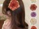 กิ๊บติดผมหน้าม้า ลายดอกไม้ เครื่องประดับแฟชั่น สําหรับผู้หญิง