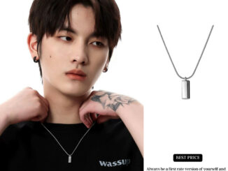【 พร้อมส่ง 】 Mini Titanium Necklace สร้อยแท่งมินิไทเทเนี่ยม สไตล์เกาหลี