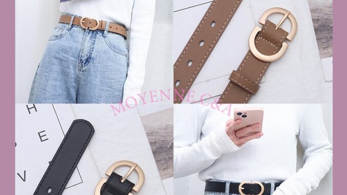 [พร้อมส่งจากไทย] เข็มขัดวินเทจ สไตล์เรียบง่าย เข็มขัดสูท เทรนด์สไตล์เกาหลี เข็มขัดแฟชั่น มีหลายสีให้เลือก