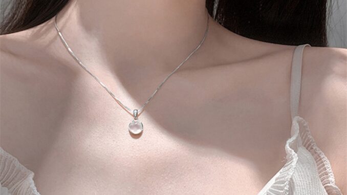 [highbuying] สร้อยคอโซ่ จี้อัลลอย ทรงกลม สีขาว สไตล์จีน วินเทจ เครื่องประดับแฟชั่น สําหรับผู้หญิง ของขวัญ ปาร์ตี้ สินค้าใหม่