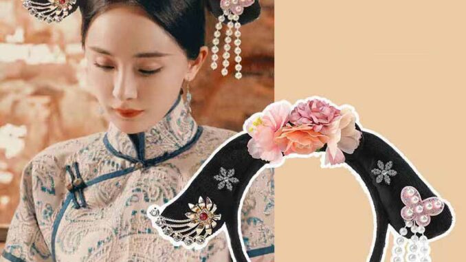 [Magpie] เครื่องประดับ ที่คาดผม รูปธงเจ้าหญิงน่ารัก สไตล์โบราณ สําหรับผู้หญิง