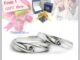 Finejewelthai แหวนคู่ เงินแท้ ฝังเพชรแท้ พร้อมใบรับรอง Diamond Silver Ring - Diamond_Gift_Set17