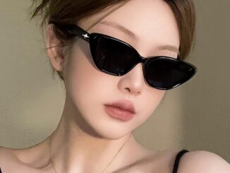 ใหม่ แว่นตากันแดดแฟชั่น กรอบแว่นขนาดเล็ก รูปตาแมว หลายเหลี่ยม แนวสตรีท สําหรับสตรี
