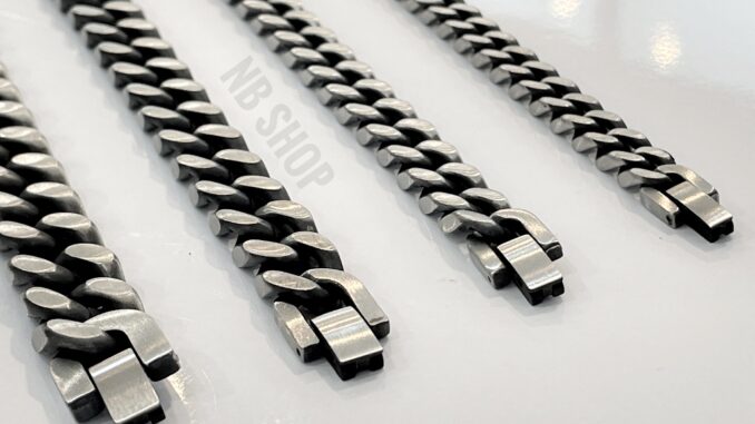 R-402 สร้อยข้อมือสแตนเลสแท้ ข้อมือเลสรมดำ/ปัดดำ ขนาด10mm12mm14mm เกรดพรีเมี่ยม เลสบริสุทธิ์ทนทานไม่ลอก R-402 สร้อยข้อมือสแตนเลสแท้ ข้อมือเลสรมดำ/ปัดดำ ขนาด10mm12mm14mm เกรดพรีเมี่ยม เลสบริสุทธิ์ทนทานไม่ลอก