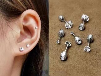 Onem 1 ชิ้น สเตนเลส คู่ คริสตัล เพทาย เกาหลี ต่างหู สําหรับผู้หญิง สกรู ต่างหู กระดุม ต่างหู ป้องกันอาการแพ้ เครื่องประดับร่างกาย n