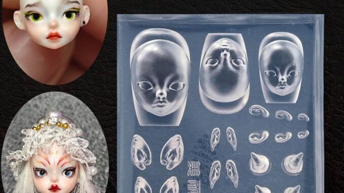 Autu แม่พิมพ์แม่แบบ รูปหูเอลฟ์ สําหรับตกแต่งเล็บ DIY Autu แม่พิมพ์แม่แบบ รูปหูเอลฟ์ สําหรับตกแต่งเล็บ DIY