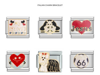 ชาร์ม กำไล Italian Charm Bracelet