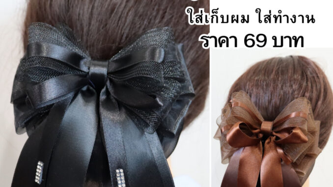 เน็ตติดผม ขนาดกลาง ราคาเพียง 69 บาท เน็ตติดผมพยาบาล