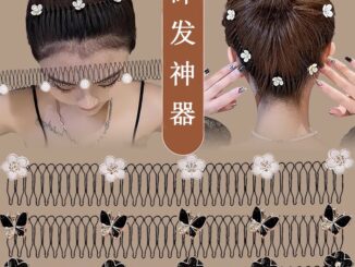 แฟชั่นเกาหลี ใหม่ สวยงาม อารมณ์ มุก ดอกไม้ หวีผม ที่คาดผม ผู้หญิง เครื่องประดับผม