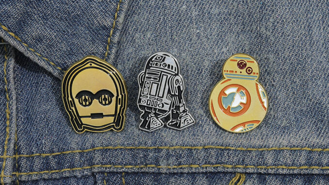 เข็มกลัด รูปภาพยนตร์อเมริกัน Star Wars อัลลอยด์ เครื่องประดับ สําหรับเพื่อน