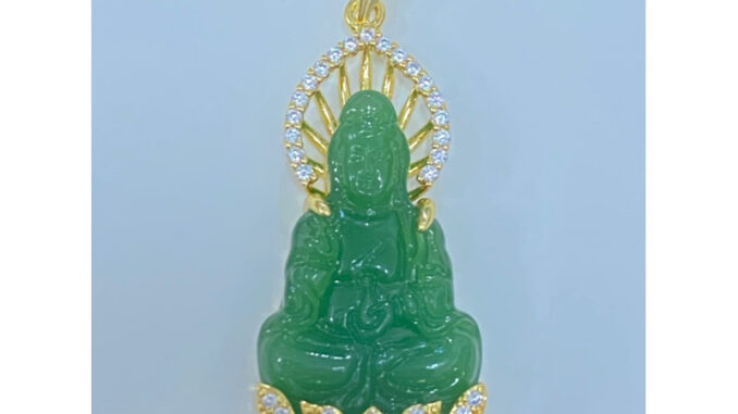 จี้หยกพระโพธิสัตว์เจ้าแม่กวนอิม