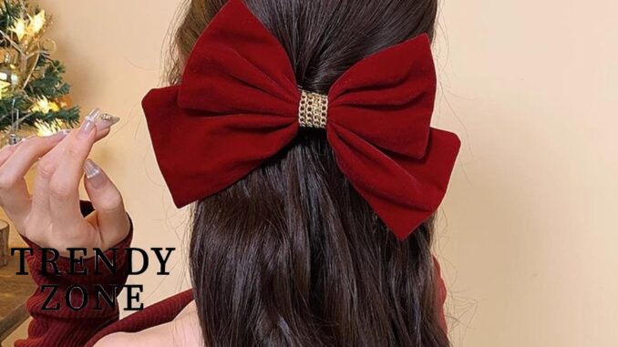 Trendyzone กิ๊บติดผม รูปเป็ด ประดับโบว์ สีแดง สไตล์จีน สําหรับผู้หญิง Trendyzone กิ๊บติดผม รูปเป็ด ประดับโบว์ สีแดง สไตล์จีน สําหรับผู้หญิง