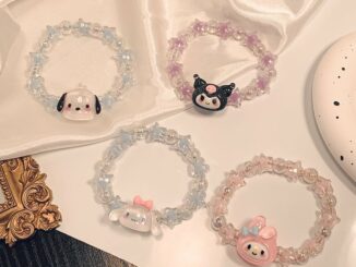 Sanrio Series สร้อยข้อมือ สาวหวาน ดาว สร้อยข้อมือ แฟชั่น หัวเข็มขัด คริสตัล สร้อยข้อมือ ผู้หญิง เครื่องประดับตกแต่ง
