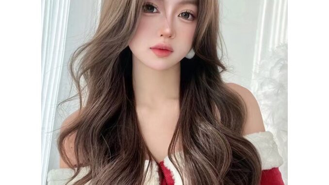วิกผมยาวหยิก ลูกไม้จําลอง 019 วิกผมยาวหยิก ลูกไม้จําลอง 019