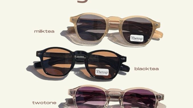 ALFIE (sunglasses uv400) แว่นกันแดดวินเทจ ทรงเหลี่ยม ขาแข็งแรง