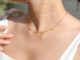 CHOM - Charm 14K gold plated necklace