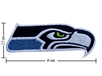 Seattle Seahawks ซีแอตเติล ซีฮอกส์ อาร์มปักอเมริกันฟุตบอล  NFL patches อาร์มรีดติดเสื้อ อาร์มรีดแฟชั่น