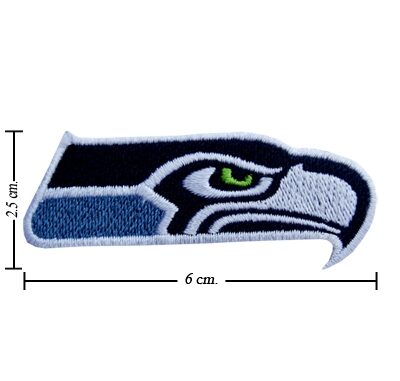 Seattle Seahawks ซีแอตเติล ซีฮอกส์ อาร์มปักอเมริกันฟุตบอล  NFL patches อาร์มรีดติดเสื้อ อาร์มรีดแฟชั่น