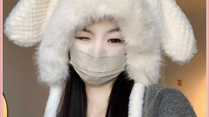 หมวกบักเก็ต ผ้าวูล แต่งหูกระต่าย ขนาดใหญ่ ให้ความอบอุ่น แฟชั่นฤดูหนาว สําหรับผู้หญิง หมวกบักเก็ต ผ้าวูล แต่งหูกระต่าย ขนาดใหญ่ ให้ความอบอุ่น แฟชั่นฤดูหนาว สําหรับผู้หญิง