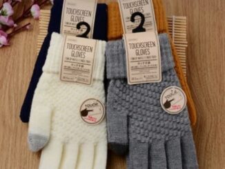 พร้อมส่ง ถุงมือไหมพรม รุ่นทัสกรีนได้