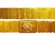 เข็มขัดสีทอง เข็มขัดนางรำ เครื่องประดับชุดไทย[ก่อนยืด24นิ้วยืดได้36นิ้ว]