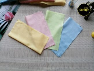 ผ้าเช็ดลเลนส์ 1ชุด 4ผืน คละสี ชุดละ 10บาท