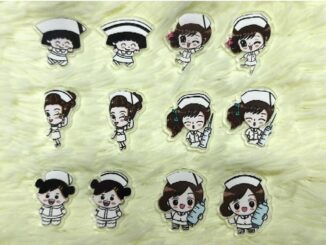 การ์ตูนพยาบาล การ์ตูนผู้ช่วยพยาบาล ตัวอะคริลิค pn
