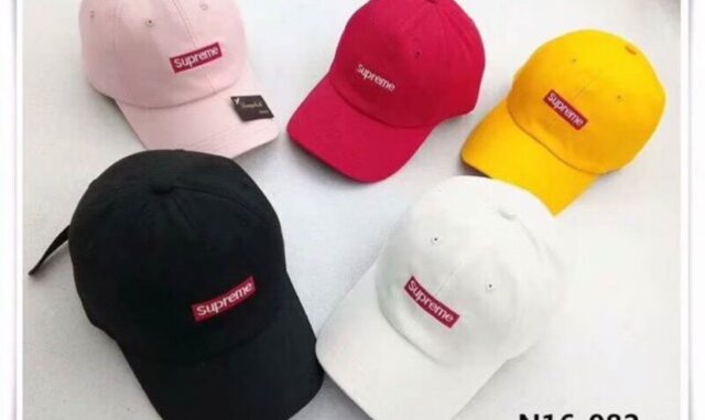พร้อมส่ง Supreme Cap หมวกแก๊ปสุพรีม  แฟชั่นสุดาย คุณภาพ 100 %