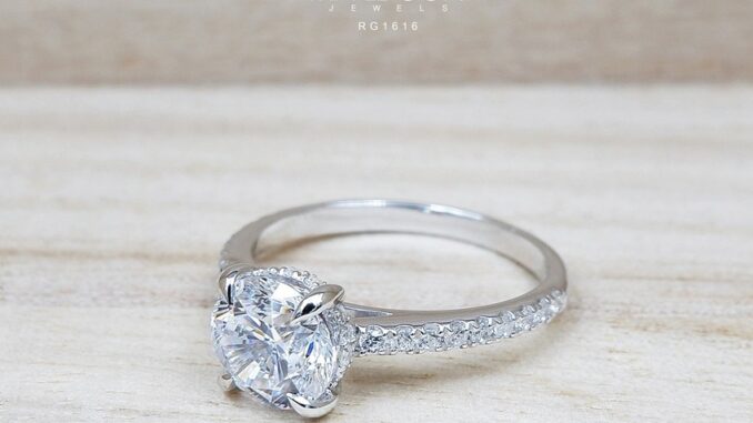 Madduckjewels แหวนเงินแท้ เพชร CZ ชุบโรเดียม RG1616 Madduckjewels แหวนเงินแท้ เพชร CZ ชุบโรเดียม RG1616