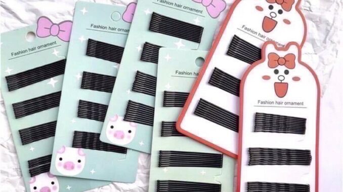 พร้อมส่ง กิ๊บดำติดผมนักเรียน กิ๊บทำงาน  1 แผง40 ชิ้นสุดคุ้ม ราคา 10มีชำระปลายทางค่าส่ง22฿