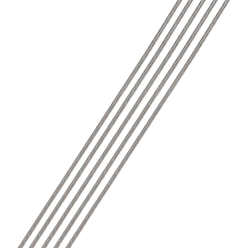 1 Roll 0.5mm Iron Wire Jewelry Beading Wire String Making Silver about 7m/roll