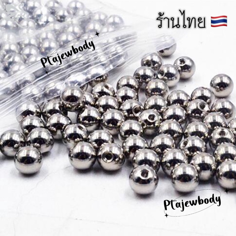 ( 1 ชิ้น )แป้นจิว แป้นบอล สำหรับจิวหูก้าน 1.2 mm. ร้านจากไทย ส่งเร็วมาก