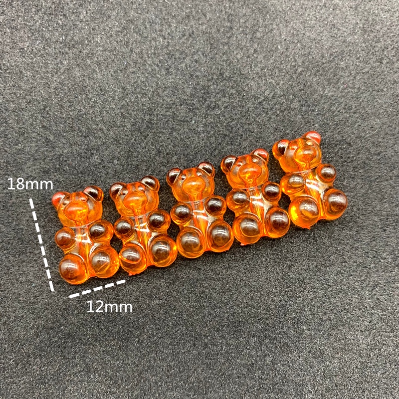 10 ชิ้น/ล็อต 18 มม. อะคริลิคคริสตัล bear