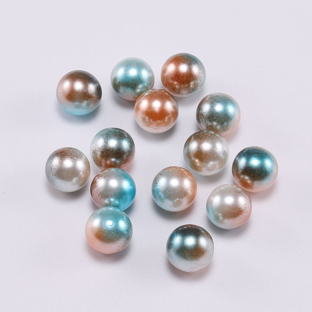 100-400pcs【ps264】ลูกปัดไข่มุก Abs ไม่มีรูพรุน สําหรับทําเครื่องประดับ DIY 100-400 ชิ้น ต่อล็อต