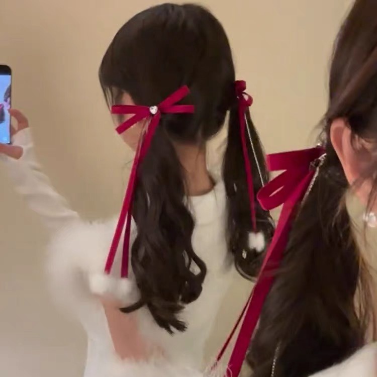 [1PCS]กิ๊บติดผมบัลเล่ต์ ประดับโบว์ริบบิ้นลูกไม้น่ารัก อเนกประสงค์ 2023