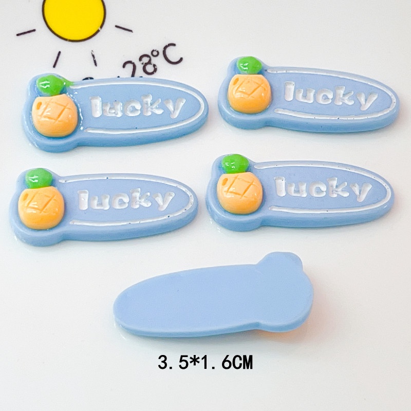 [2 #] Jibbitz Crocs กิ๊บติดผม รูปผลไม้ เชอร์รี่ หัวใจ แบบยาว แวววาว DIY อุปกรณ์เสริม สําหรับเด็ก QP