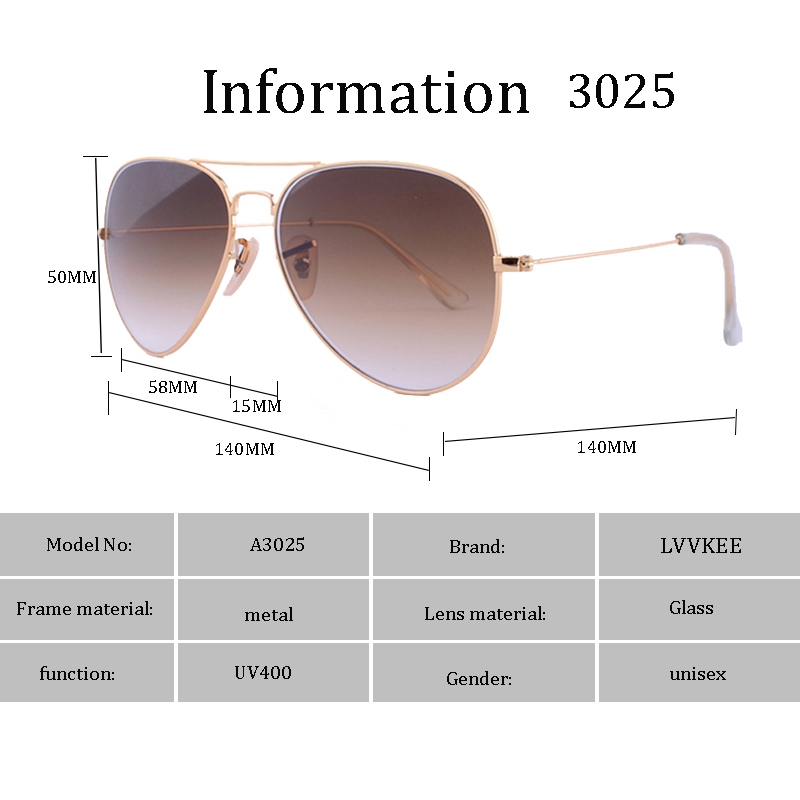 2023 แว่นตากันแดด UV400 คลาสสิก ย้อนยุค กระจกนิรภัย โลหะ สําหรับผู้ชาย ตกปลา 2023