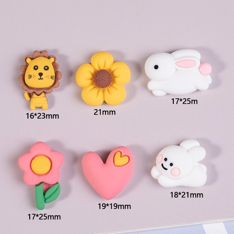 [3#] สติกเกอร์เรซิ่น ลายการ์ตูนกระต่าย ดอกไม้น่ารัก 3D diy สําหรับติดตกแต่งโทรศัพท์มือถือ SZ