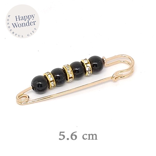 32 แบบ เข็มกลัด  ประดับเพชร มุก สีทอง สีเงิน  ปรับเอวกางเกง ชุดที่ 1