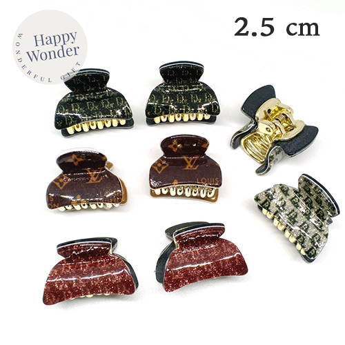47แบบ กิ๊บหนีบผม ตัวเล็ก 2.5  - 4.4 cm กลิตเตอร์ มุก ดอกไม้ ลายจุด น่ารัก สไตล์ญี่ปุ่น
