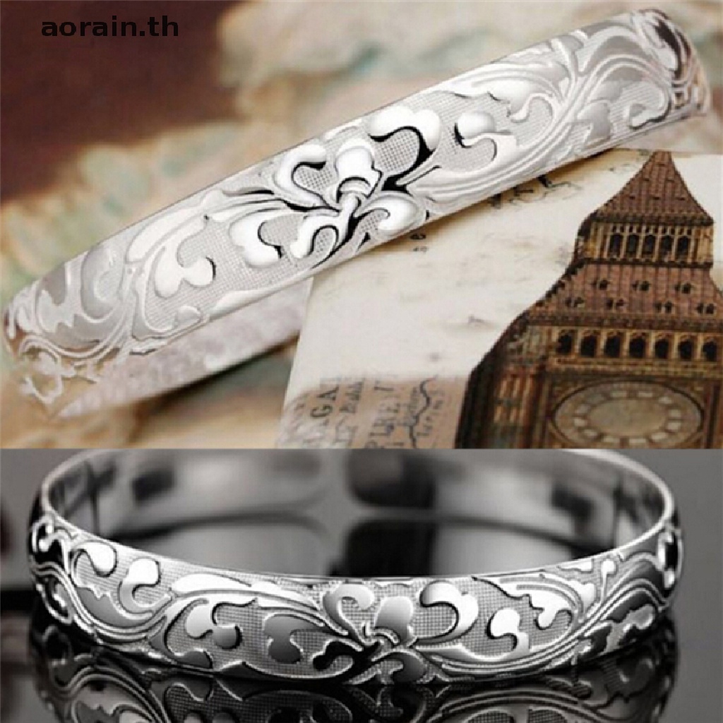 @@Aorain กําไลข้อมือ ชุบเงิน เครื่องประดับแฟชั่น คุณภาพสูง สําหรับผู้หญิง