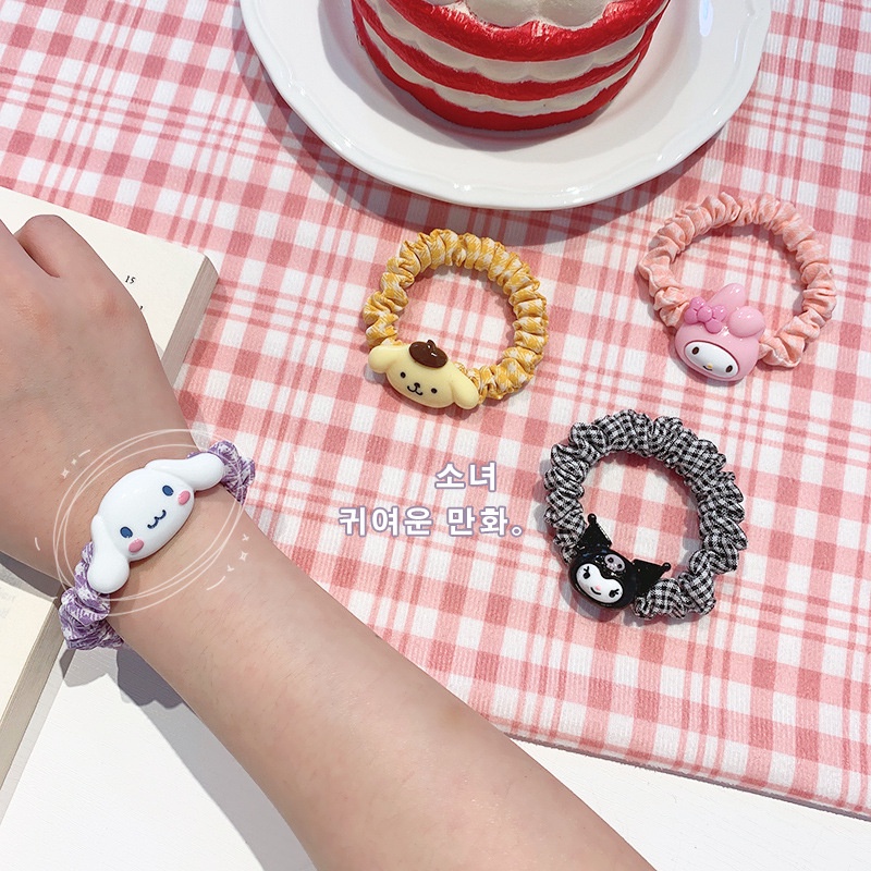 (A-215) ยางรัดผม Sanrio เมโลดี้ แฟชั่น น่ารัก เครื่องประดับ ส่งเร็ว   (เลือกลายได้)