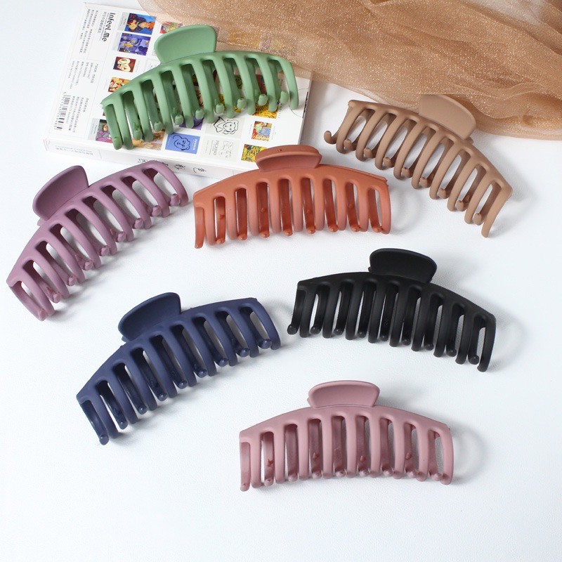 A125 กิ๊บหนีบผม กิ๊บรวบผม เก็บผมได้หมด สีด้าน พร้อมส่ง