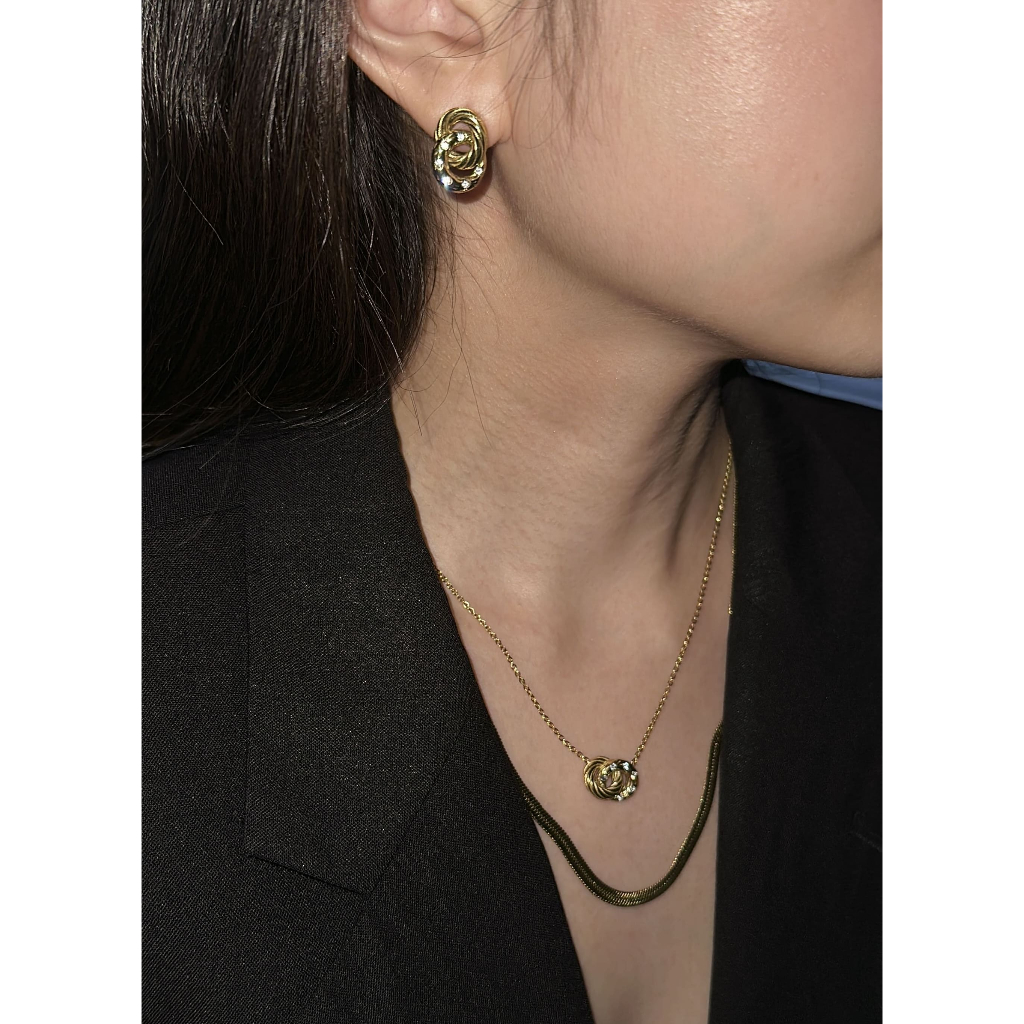 Adornment Club - Claire Necklace สร้อยคอ l nickel free, waterproof, long-lasting