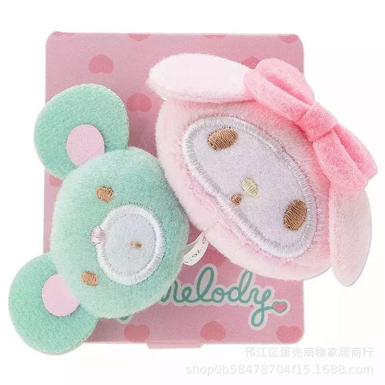 Ag ยางรัดผม ตุ๊กตาฟิกเกอร์ Melody Cinnamoroll purin ดาวคู่ การ์ตูน เครื่องประดับผม ยางรัดผม