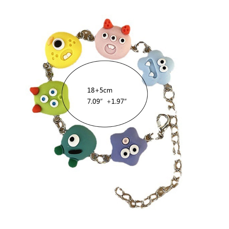 Arin สร้อยข้อมือเรซิ่น รูปสัตว์น่ารัก สีเงิน เครื่องประดับ สไตล์โบฮีเมียน สําหรับผู้หญิง