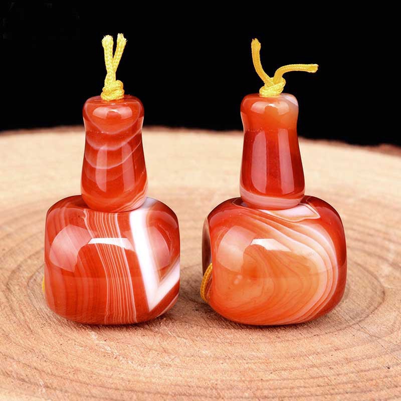 Banded Red Agate Tee Manifold Beads สีแดงโมรา Tee Manifold ลูกปัด 12-20 มิลลิเมตรหินธรรมชาติสำหรับเครื่องประดับ