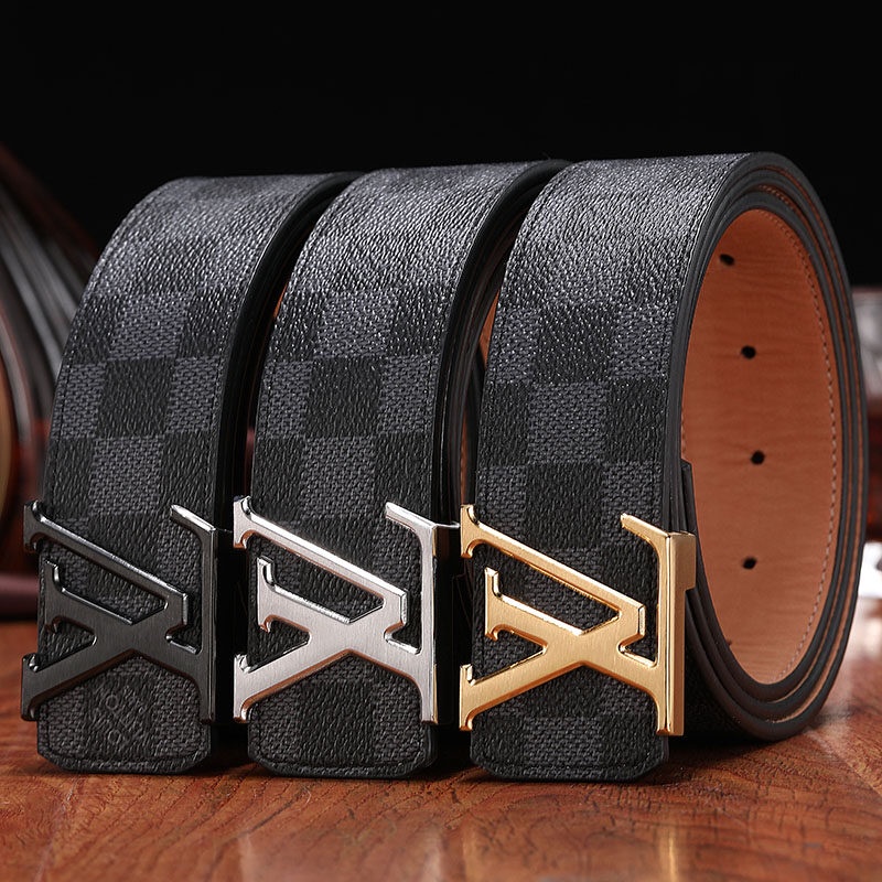 (Belt)HOT Lv เข็มขัดแฟชั่น สไตล์คลาสสิก สําหรับผู้ชาย