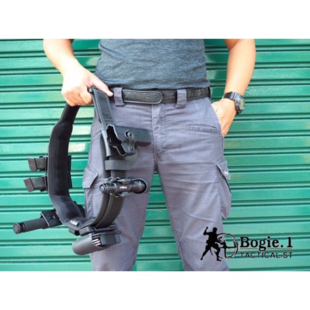 Bogie1 เข็มขัดสนาม พร้อมรองนวม   รุ่น 3 ชั้น 3-Tactical Belt Set  เข็มขัดสนาม เข็มขัดยุทธวิธีพร้อมรองนวม
