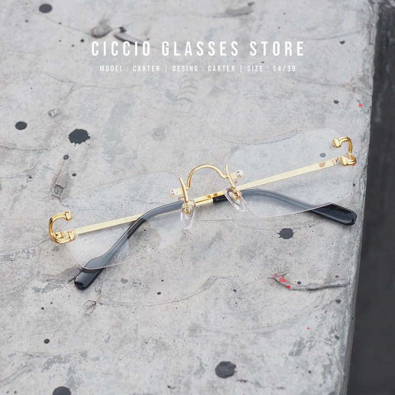 CICCIO | Rimless แว่นไร้กรอบ Model : CARTER
